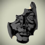 3D Sculpture plated in Black Nickel
